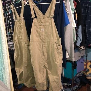 Riveted Lee Khaki Overalls!